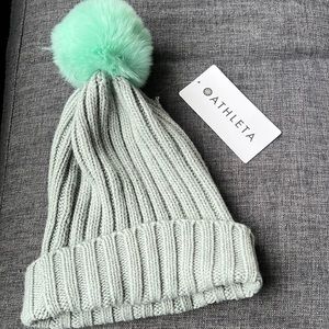Athleta winter beanie with pom